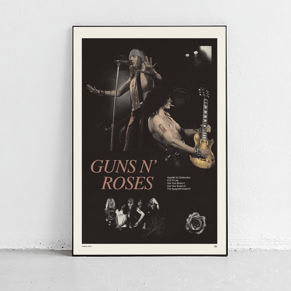 Sandgrain Studio Guns N' Roses - lily & onyx