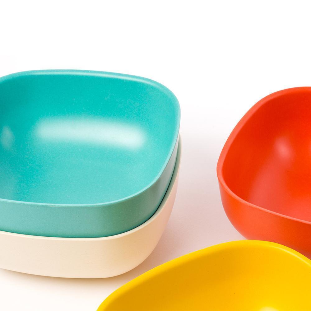 Bamboo Cereal Bowl - 4 Piece Set - Lagoon