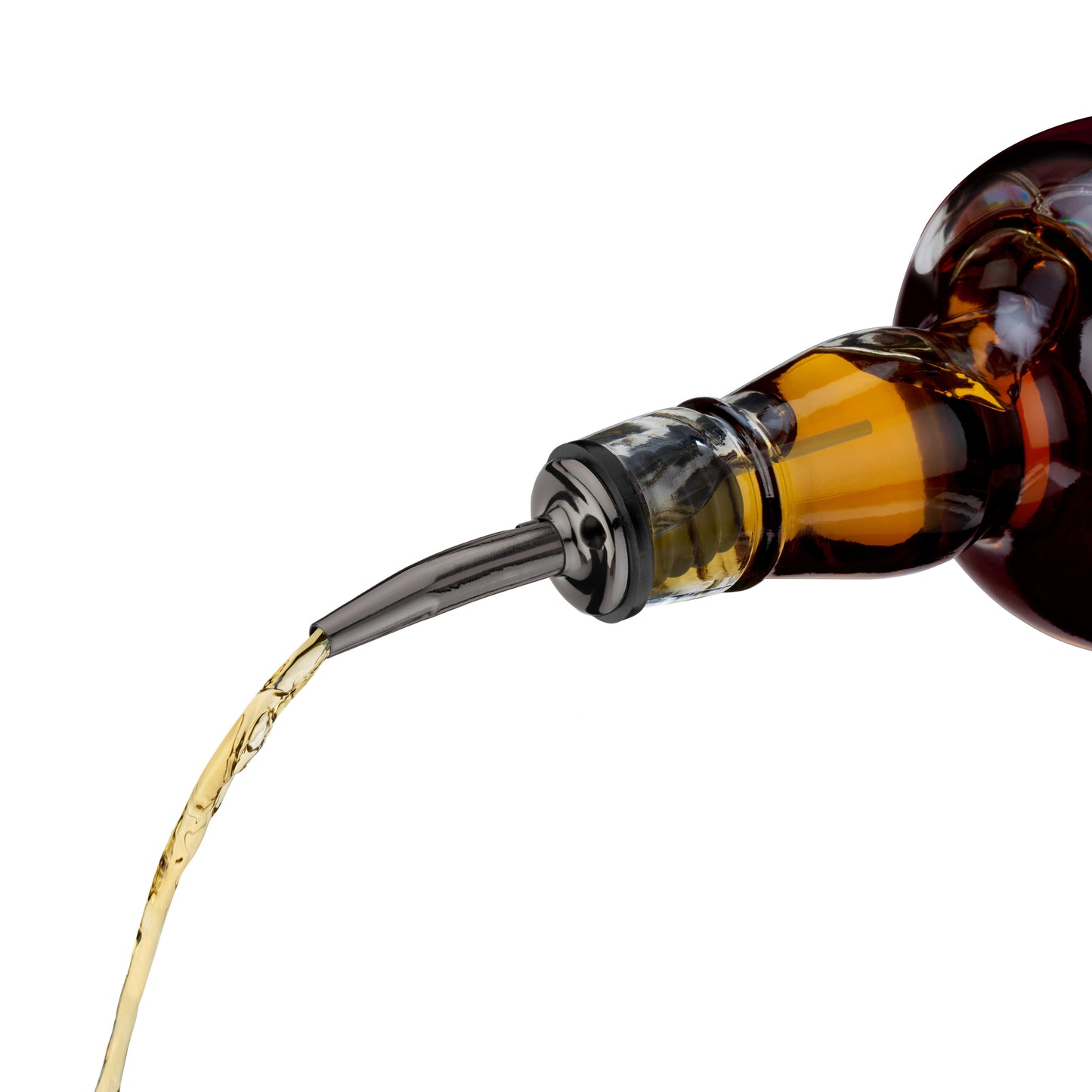 Warren Stainless Steel Liquor Pourer, Gunmetal