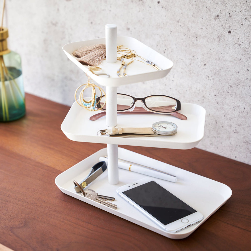 Tower Three-Tier Jewelry & Accessory Tray