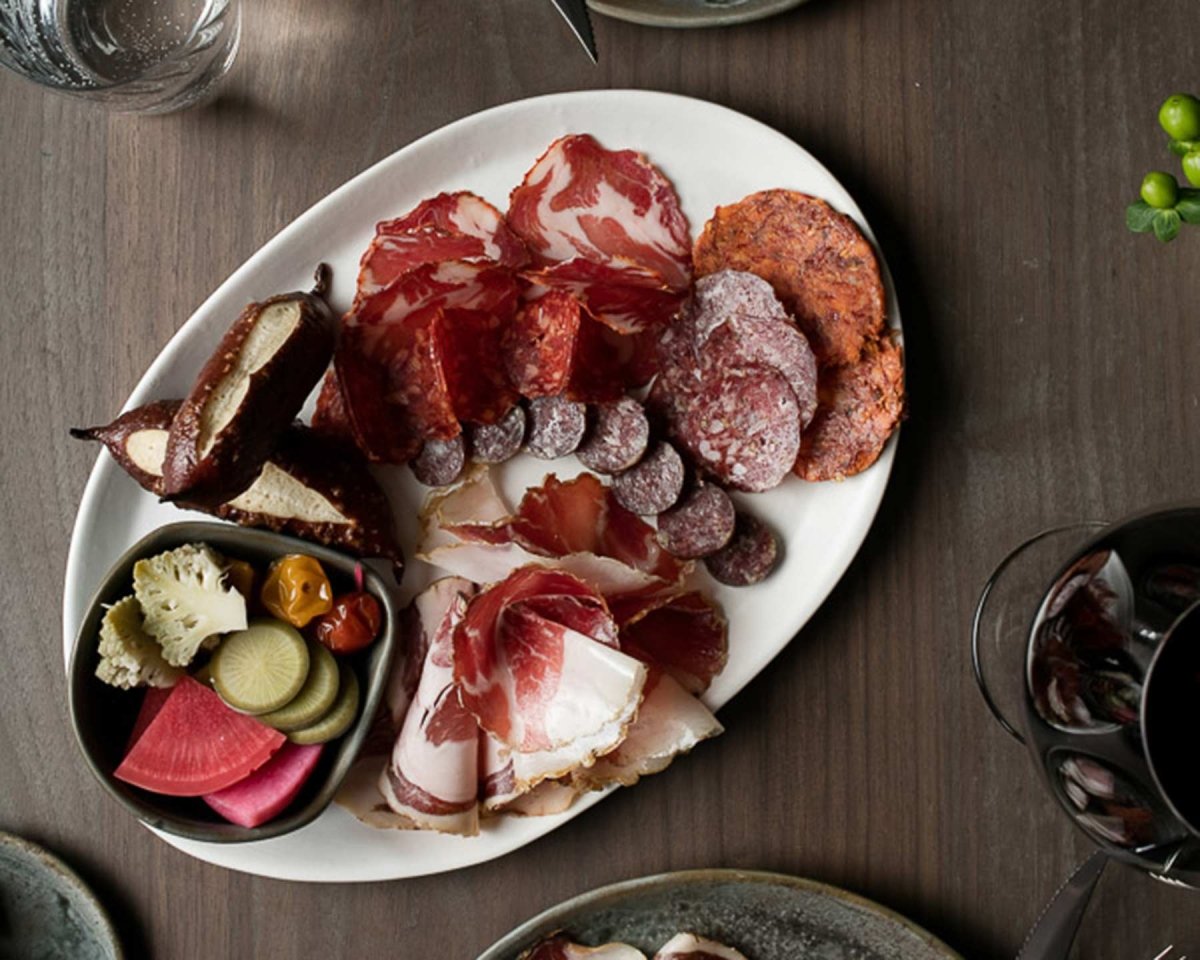 Haand 15" White Porcelain Oval Serving Platter - Handmade USA