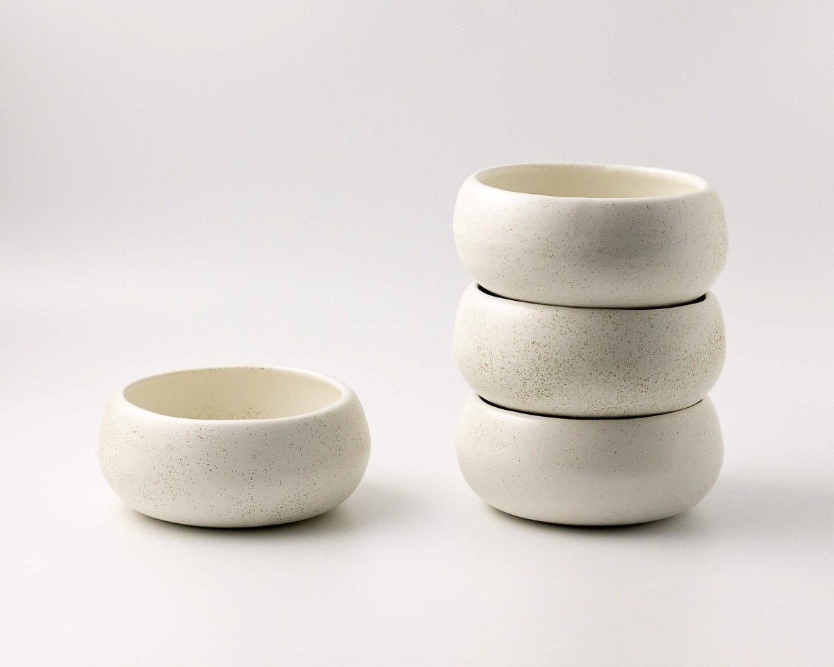 Haand Handmade White Porcelain Rice Bowl - 25 oz - Made in USA