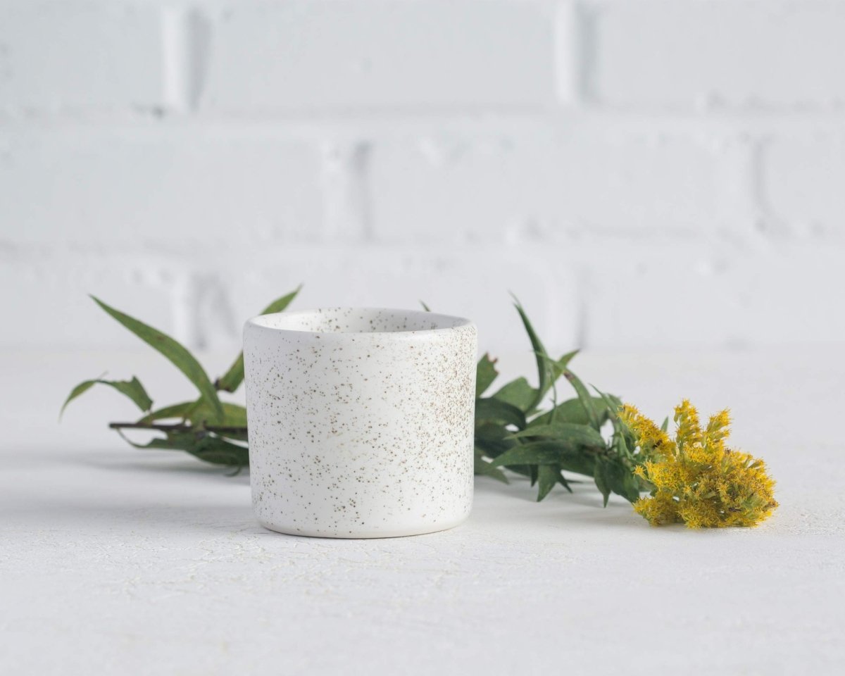 Haand Handmade White Porcelain Tumbler 9oz - Chemist Laboratory Cup