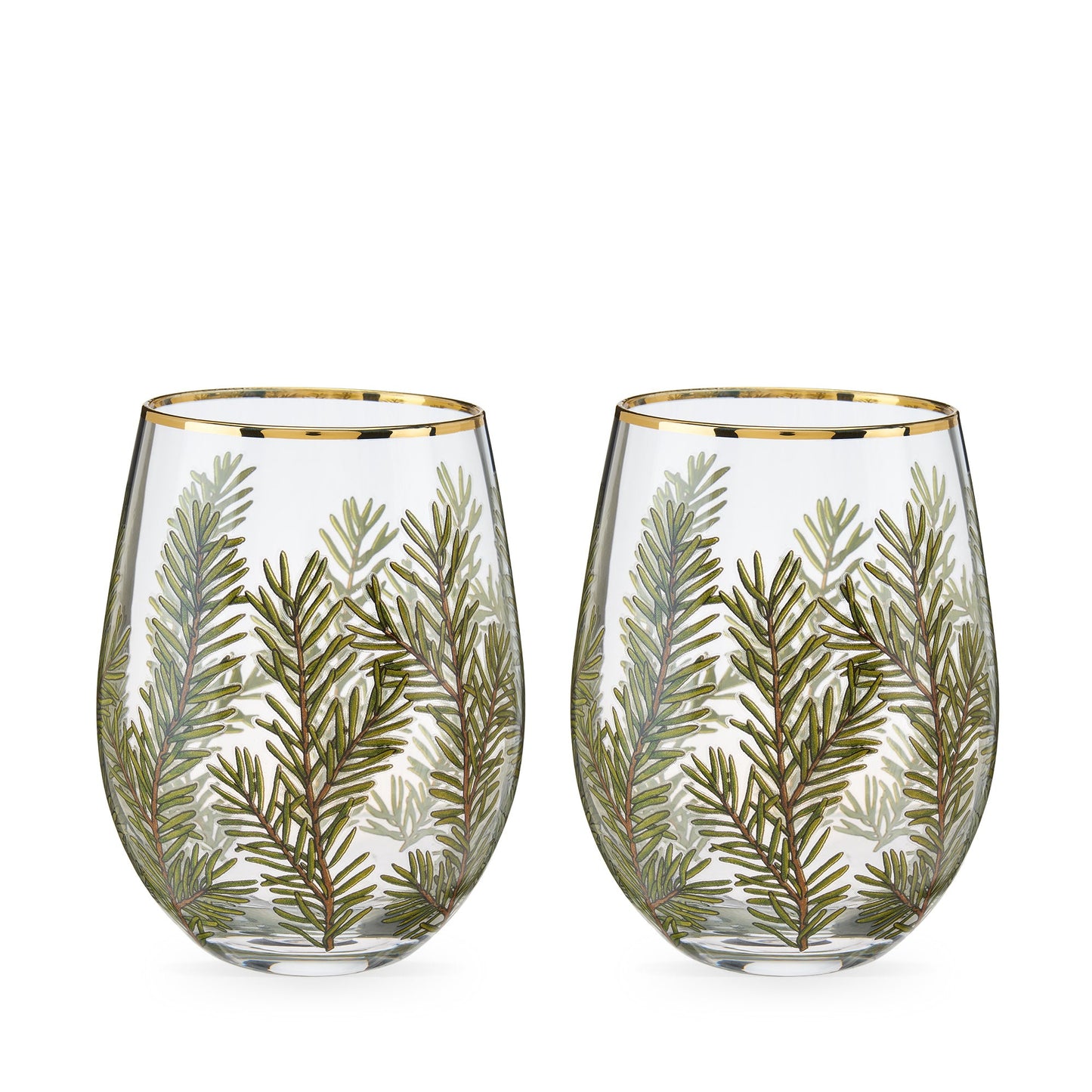 Woodland Stemless Wine Glass, Set of 2