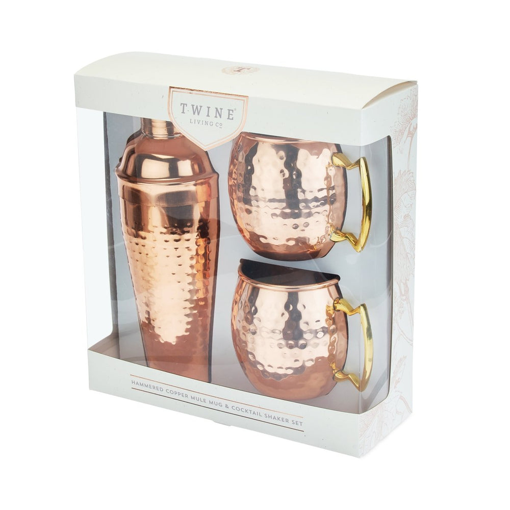 
                      
                        Twine Living Hammered Copper Bar Set - lily & onyx
                      
                    
