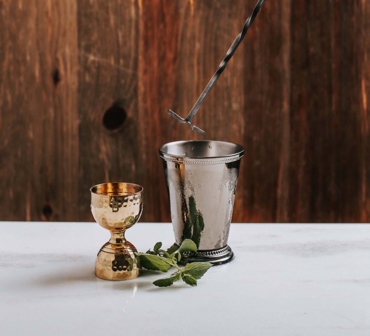 Bull In China Hand - Forged Swizzle Stick - lily & onyx
