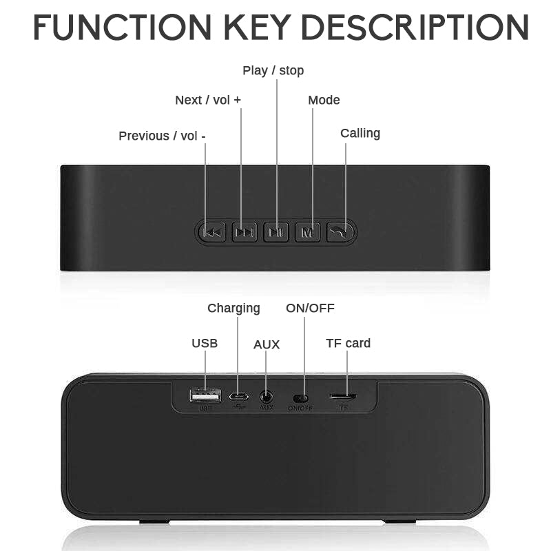 
                      
                        WUDN Handcrafted Portable Wooden Bluetooth V4.2 Speaker - lily & onyx
                      
                    