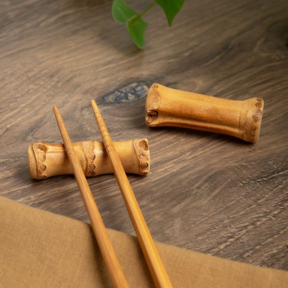 
                      
                        Bamboo Switch Handmade Bamboo Root Chopstick Rest - lily & onyx
                      
                    