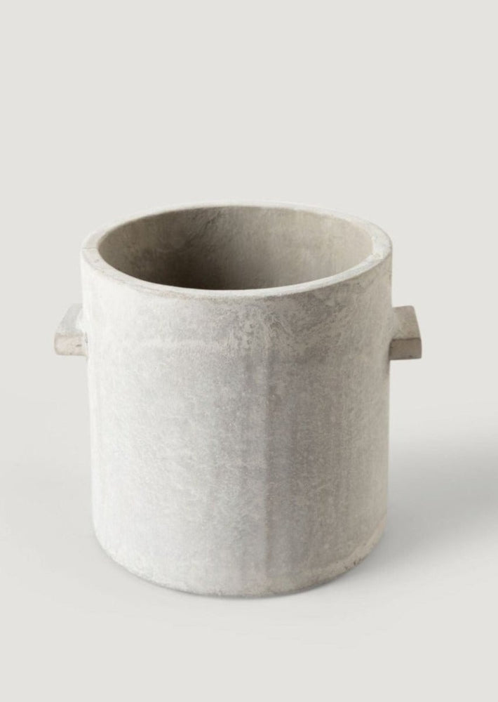 Serax Handmade Concrete Mod Crock - 7.75" - lily & onyx