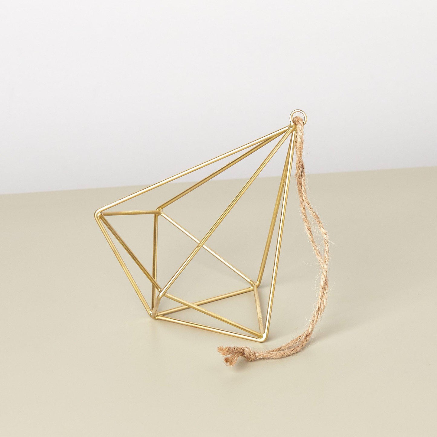 geometric air plant hanger Geometric Air Plant Hanger, Brass