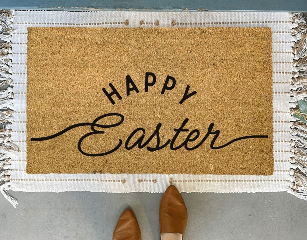 
                      
                        Nickel Designs Custom Doormats Happy Easter Welcome Mat - lily & onyx
                      
                    