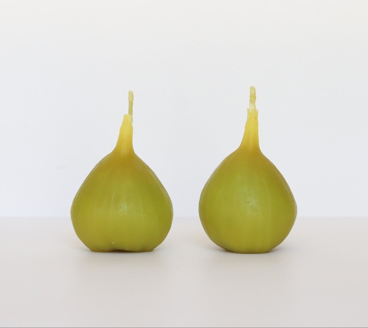 Happy Organics GREEN FIG BEESWAX TEALIGHT CANDLES - SET OF 2