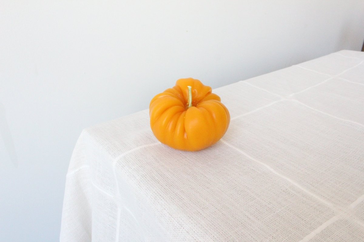 Happy Organics Large Yellow Heirloom Tomato Beeswax Candle