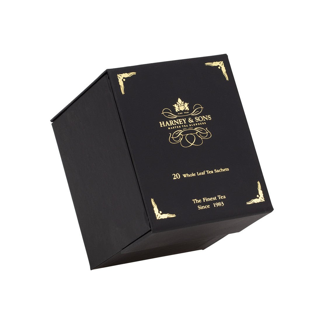 Harney & Sons Fine Teas Harney Heritage – Wrapped Sachet Sampler Black Box Gift Set - lily & onyx