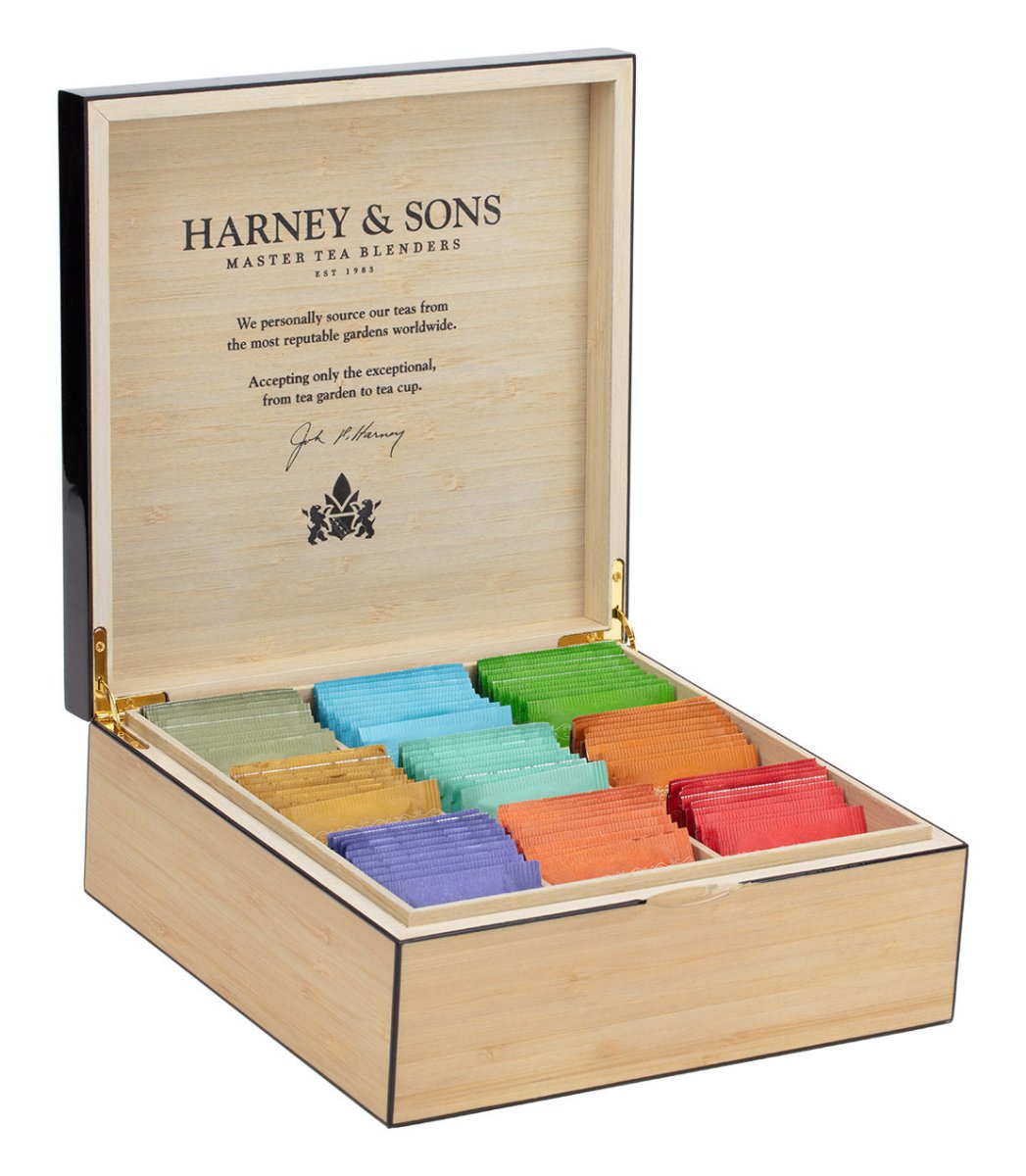 Harney & Sons Fine Teas Heirloom Tea Chest Featuring Nine Teas - Teabags