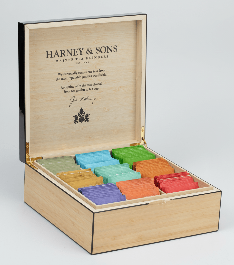 Harney & Sons Fine Teas Heirloom Tea Chest Featuring Nine Teas - Teabags