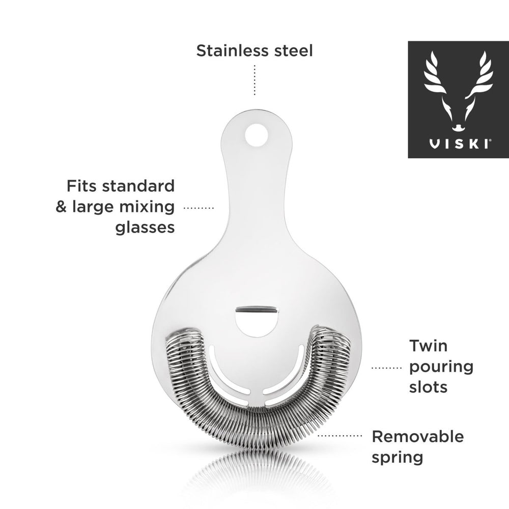 
                      
                        Viski Harrison Hawthorne Strainer - lily & onyx
                      
                    