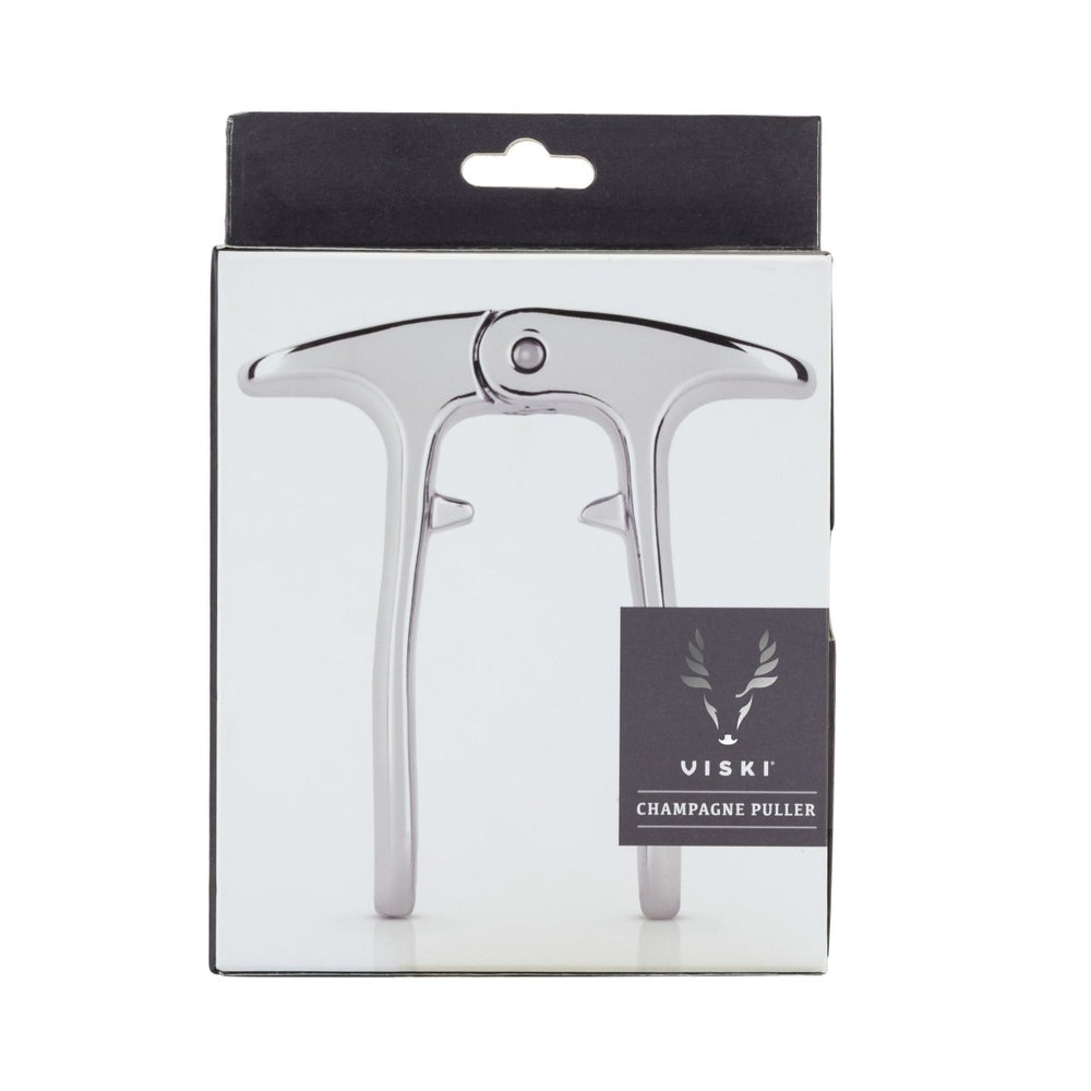 
                      
                        Viski Harrison Stainless Steel Champagne Puller - lily & onyx
                      
                    