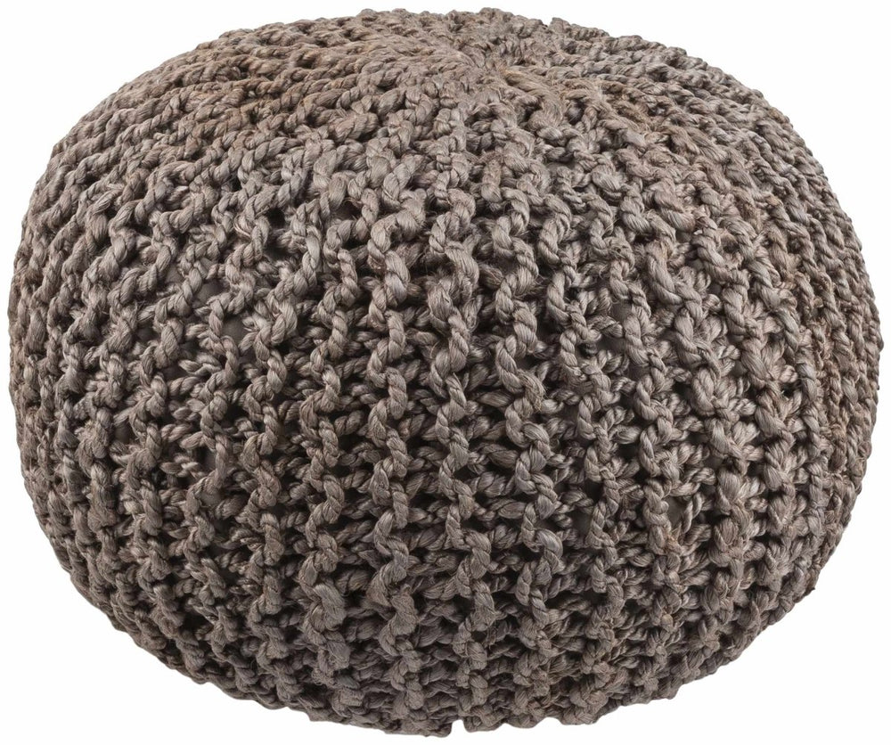 Boutique Rugs Hauenstein Knitted Jute Pouf - lily & onyx