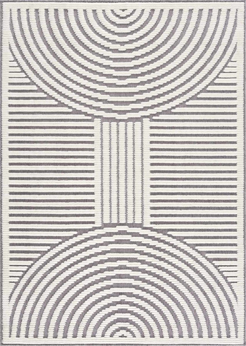 Hauteloom Deron Gray Washable Area Rug