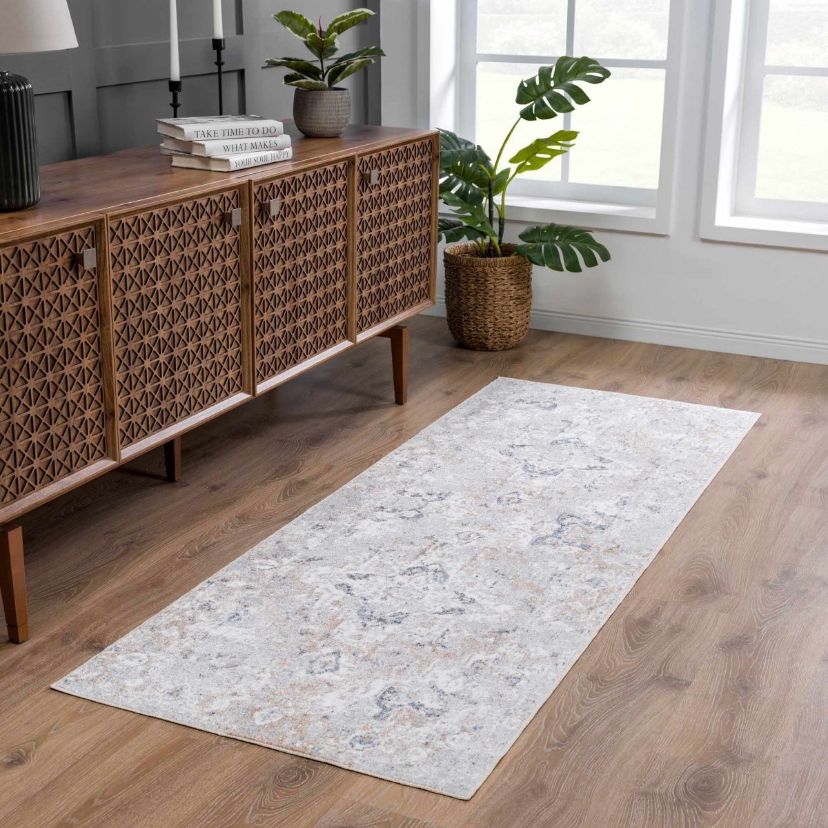 Hauteloom Dobry Machine Washable Area Rug - Low Pile Polyester - Hauteloom