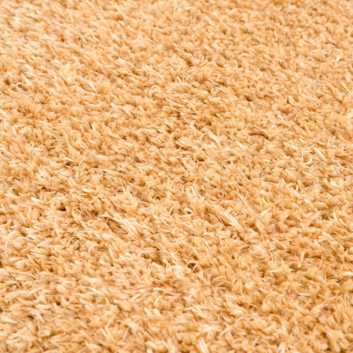 Hauteloom Faina Gold Shag Rug - Machine Washable Plush Polyester 1.77" Pile