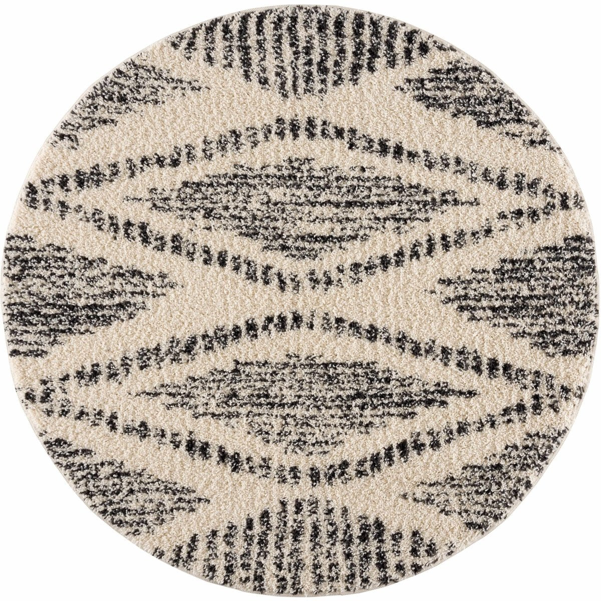 Hauteloom Hauteloom Fishhook Berber Shag Area Rug - Plush Pile Southwestern