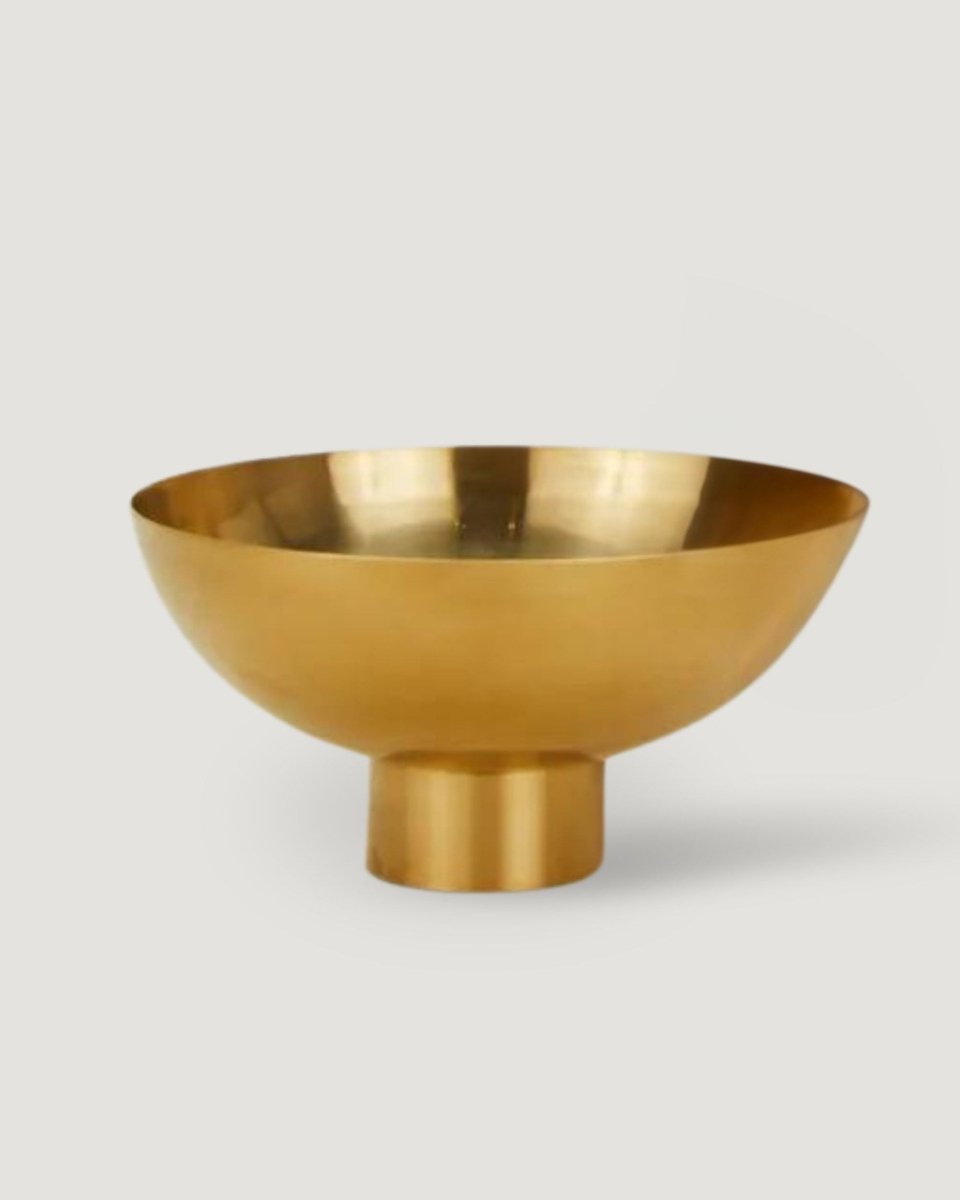 Afloral Hawkins Brass Stainless Steel Compote Bowl - 6