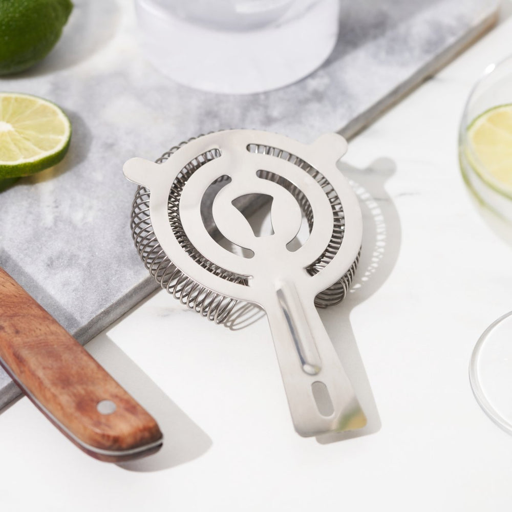 True Hawthorne Cocktail Strainer in Stainless Steel - lily & onyx