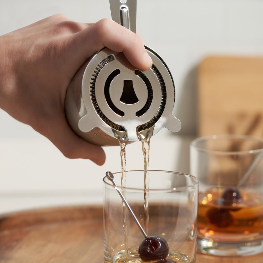
                      
                        True Hawthorne Cocktail Strainer in Stainless Steel - lily & onyx
                      
                    