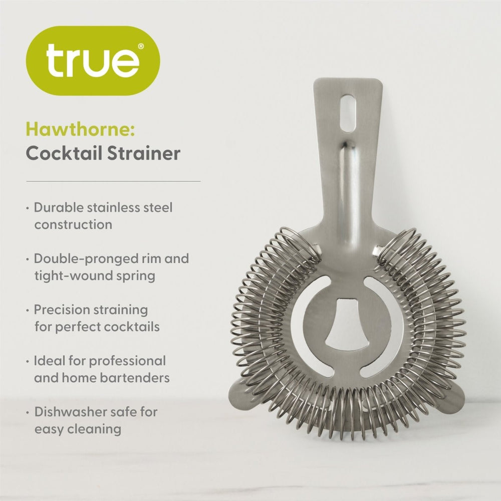 
                      
                        True Hawthorne Cocktail Strainer in Stainless Steel - lily & onyx
                      
                    