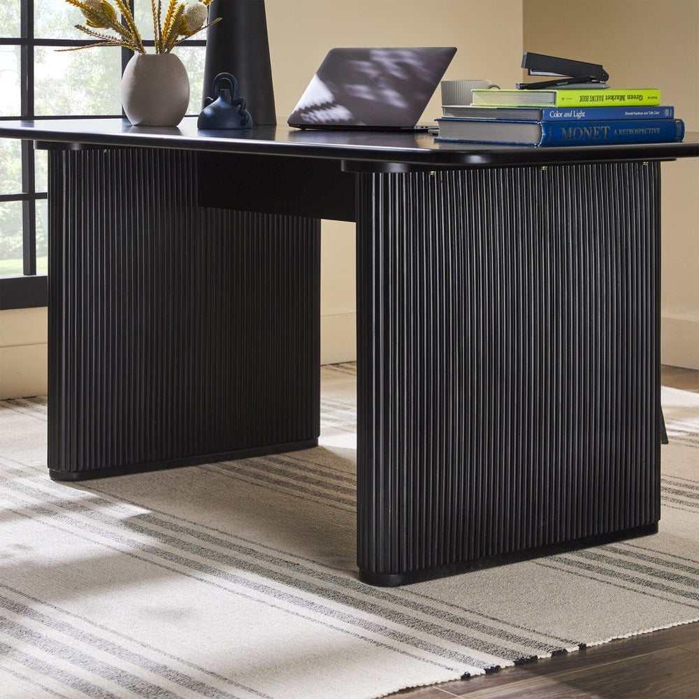 
                      
                        Walker Edison Heath 68" Scandinavian Dining Table with Reeded Base - lily & onyx
                      
                    