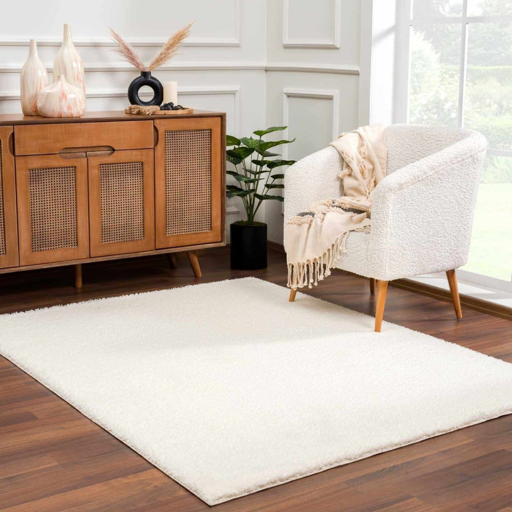 
                      
                        Hauteloom Heavenly Solid Cream Plush Rug - lily & onyx
                      
                    