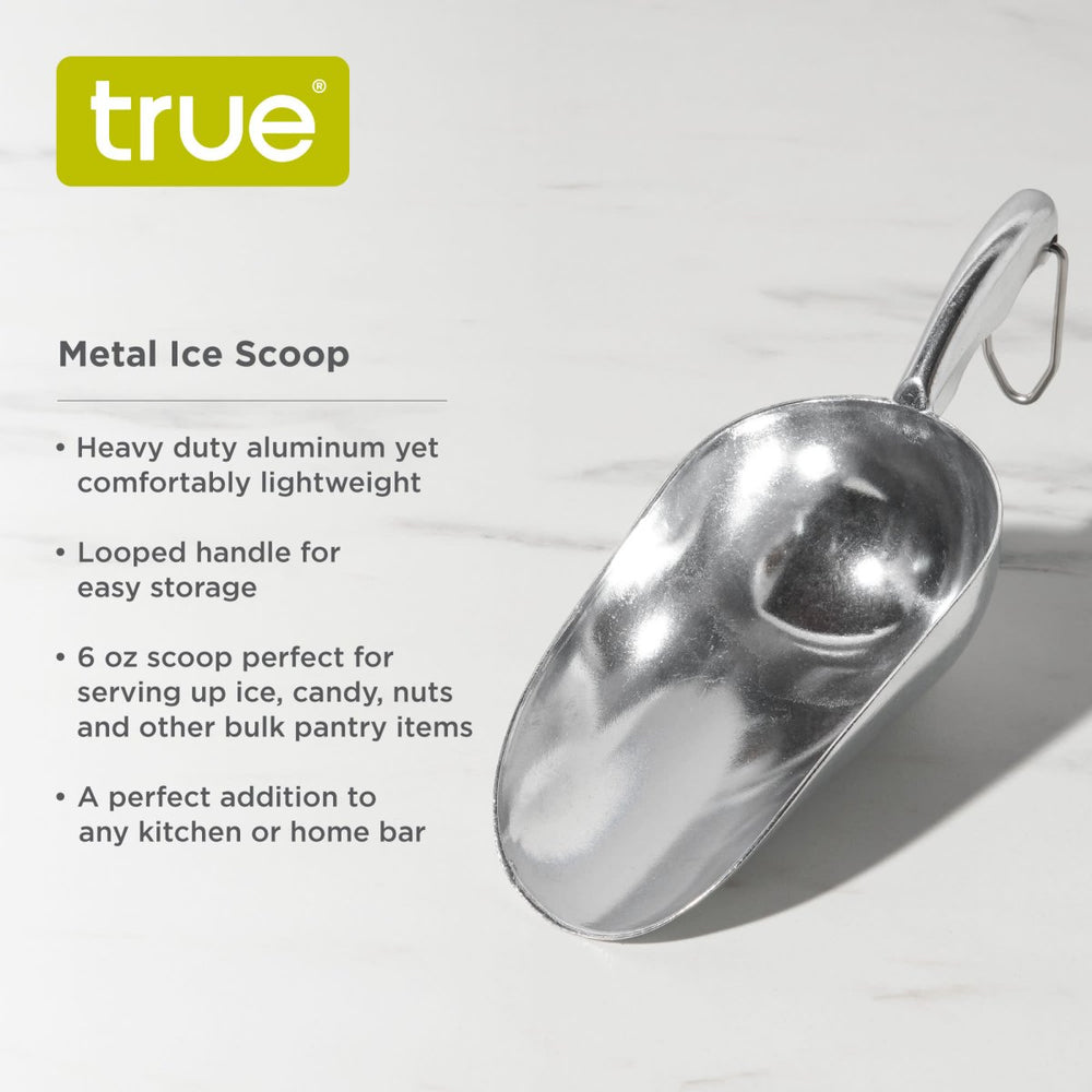 
                      
                        True Heavy Duty 6 oz Aluminum Ice Scoop with Loop Handle - lily & onyx
                      
                    