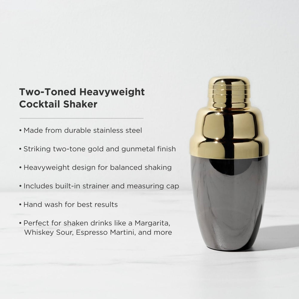 
                      
                        Viski Heavyweight Cocktail Shaker, Black & Gold - lily & onyx
                      
                    