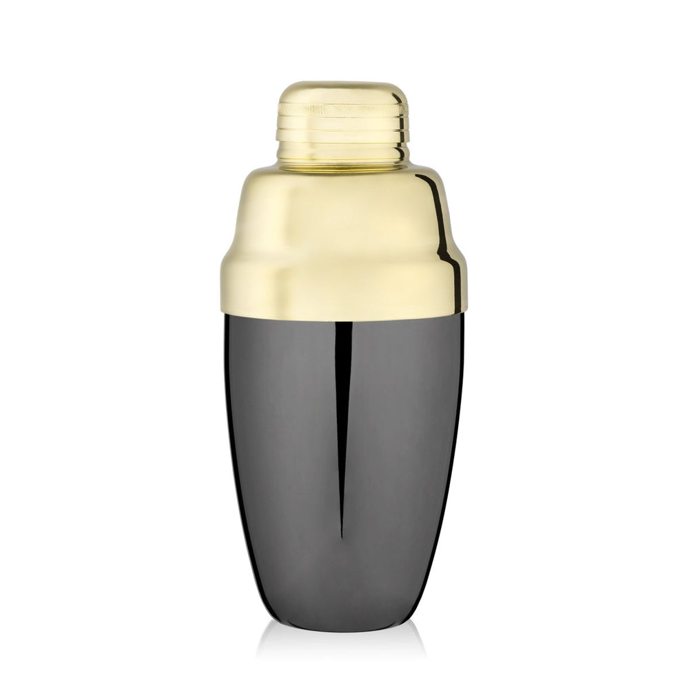 Viski Heavyweight Cocktail Shaker, Black & Gold - lily & onyx