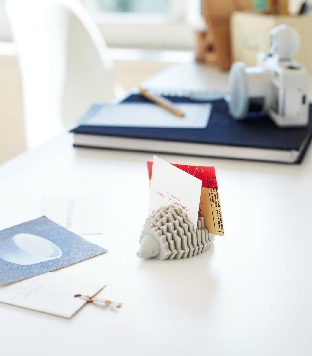 Yamazaki Home Hedgehog Shaped Business Card Holder - lily & onyx