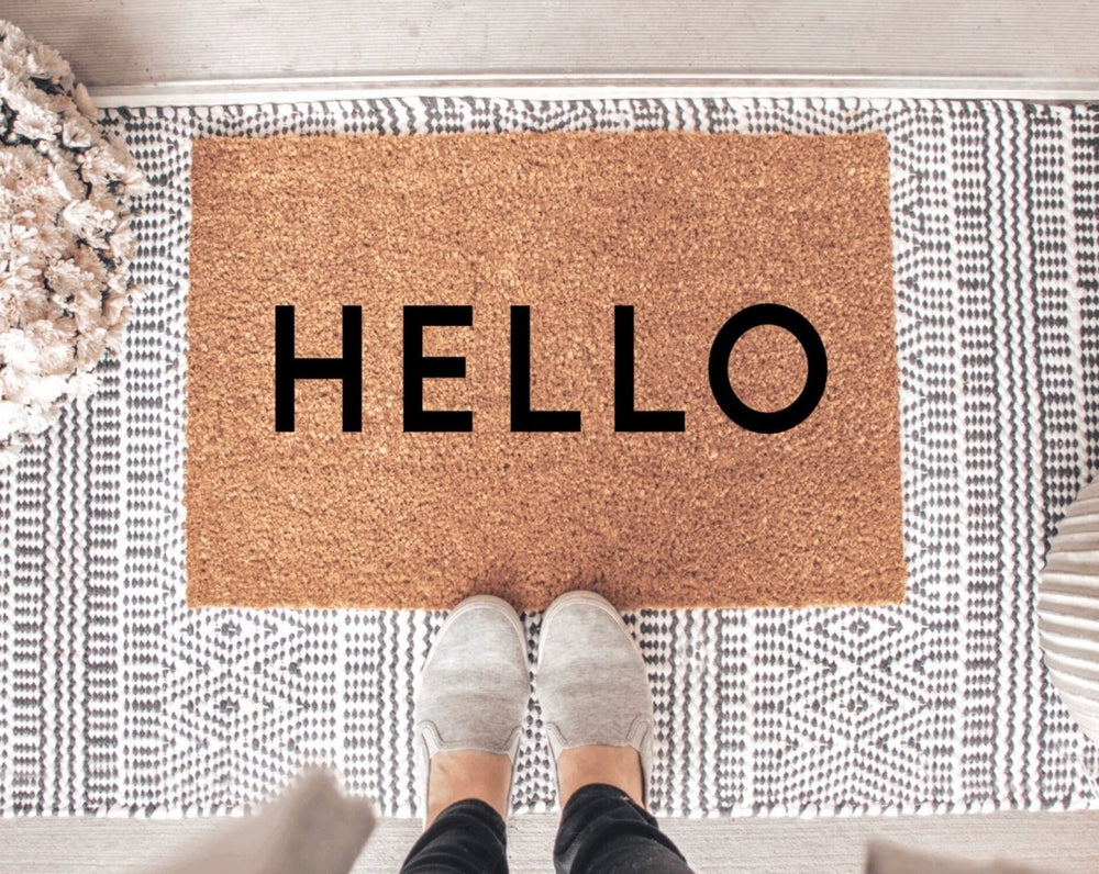 The Doormat Co. Hello Doormat - lily & onyx