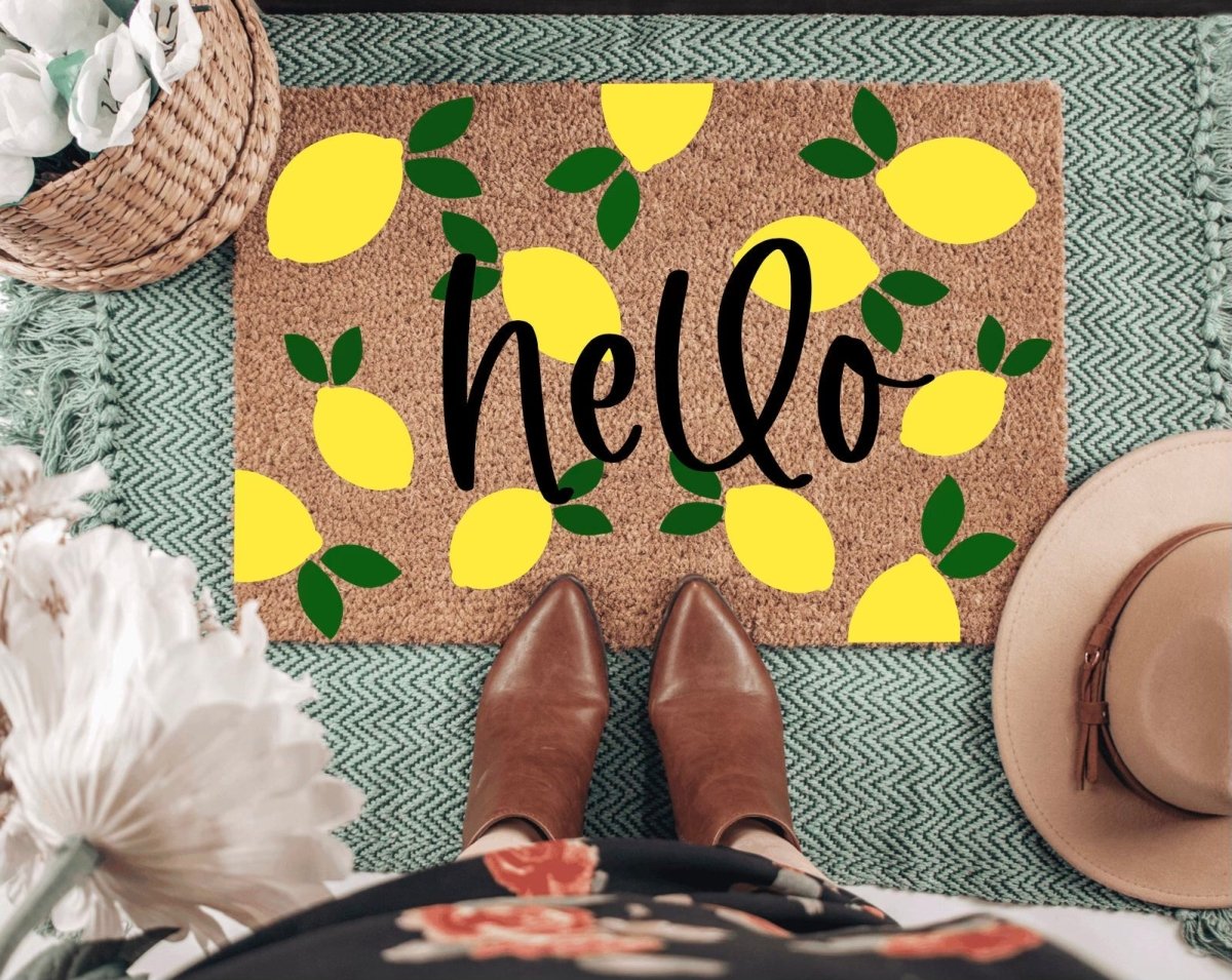 The Doormat Co. Hello Doormat | Lemons - lily & onyx