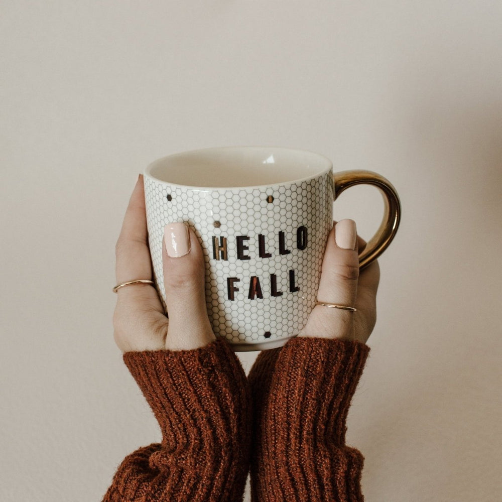 
                      
                        Sweet Water Decor Hello Fall 17oz. Tile Coffee Mug - lily & onyx
                      
                    
