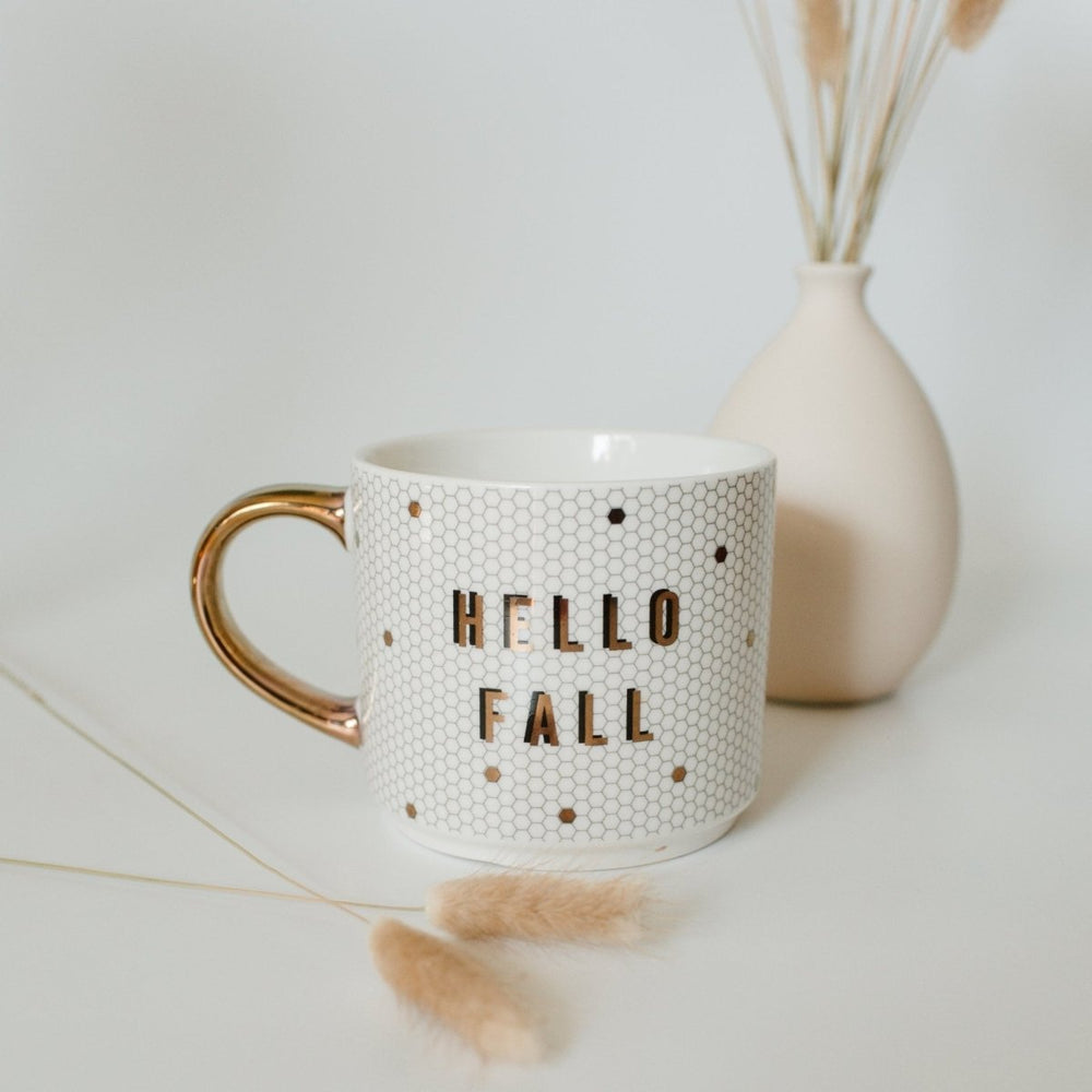 
                      
                        Sweet Water Decor Hello Fall 17oz. Tile Coffee Mug - lily & onyx
                      
                    