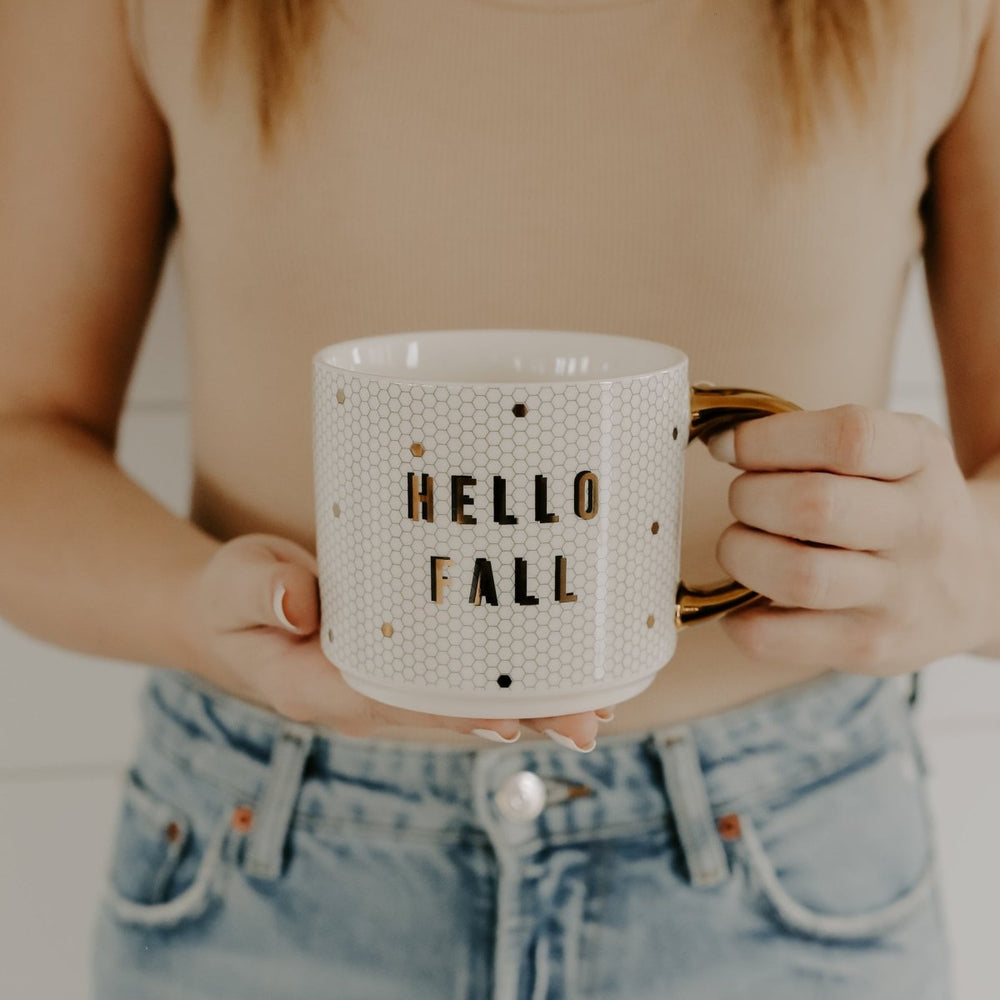 
                      
                        Sweet Water Decor Hello Fall 17oz. Tile Coffee Mug - lily & onyx
                      
                    
