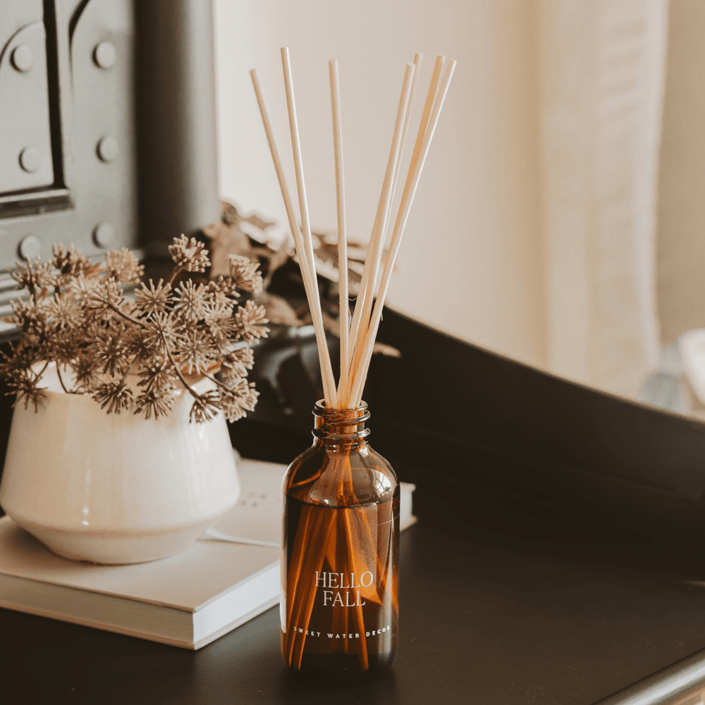 Sweet Water Decor Hello Fall Amber Reed Diffuser - lily & onyx
