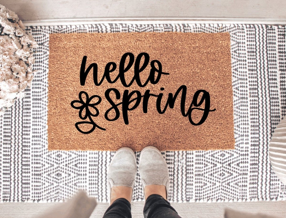 The Doormat Co. Hello Spring Doormat - lily & onyx