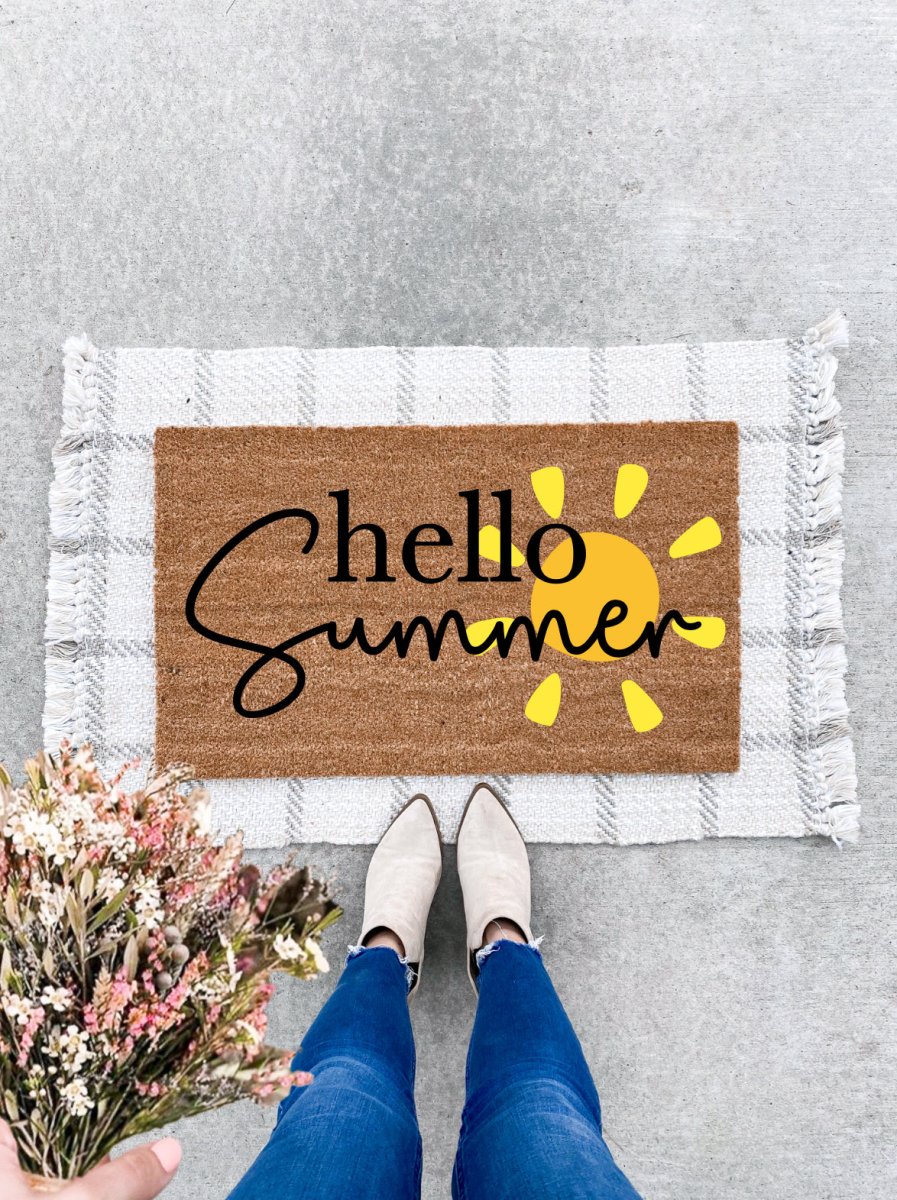 The Doormat Co. Hello Summer Doormat - lily & onyx