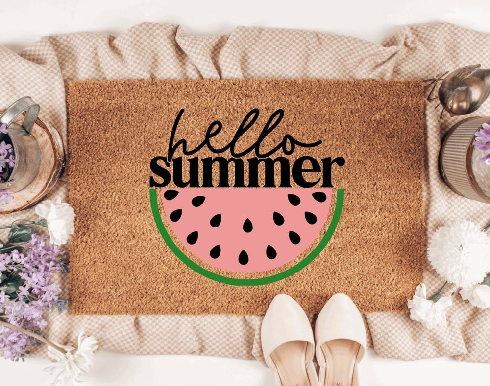 The Doormat Co. Hello Summer Doormat | Watermelon - lily & onyx