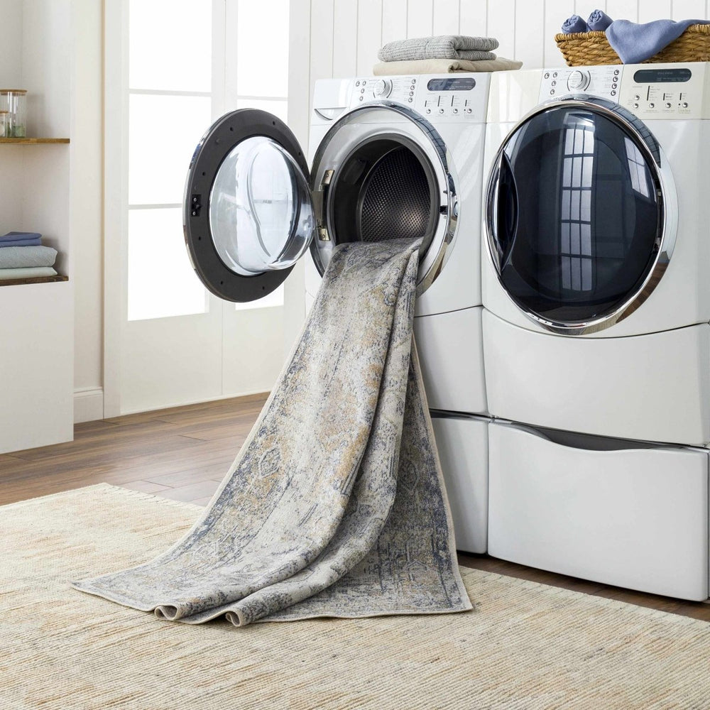 
                      
                        Hauteloom Hera Blue Washable Area Rug - lily & onyx
                      
                    
