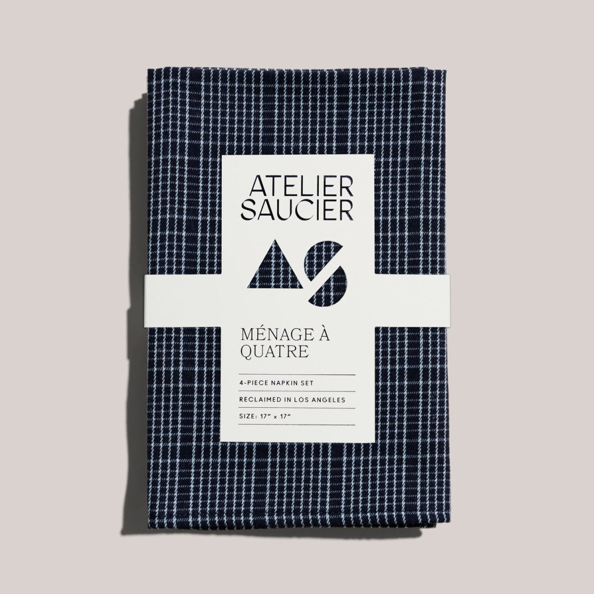 ATELIER SAUCIER Heritage Plaid Napkins | Set of 4 - lily & onyx