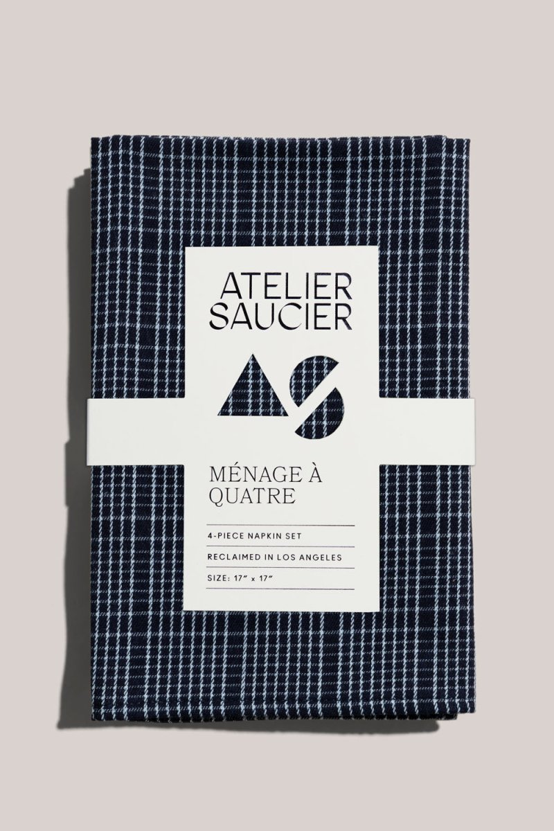 ATELIER SAUCIER Heritage Plaid Napkins | Set of 4 - lily & onyx