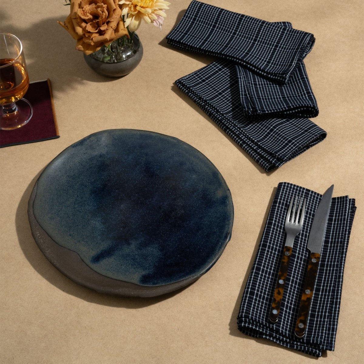 ATELIER SAUCIER Heritage Plaid Napkins | Set of 4 - lily & onyx